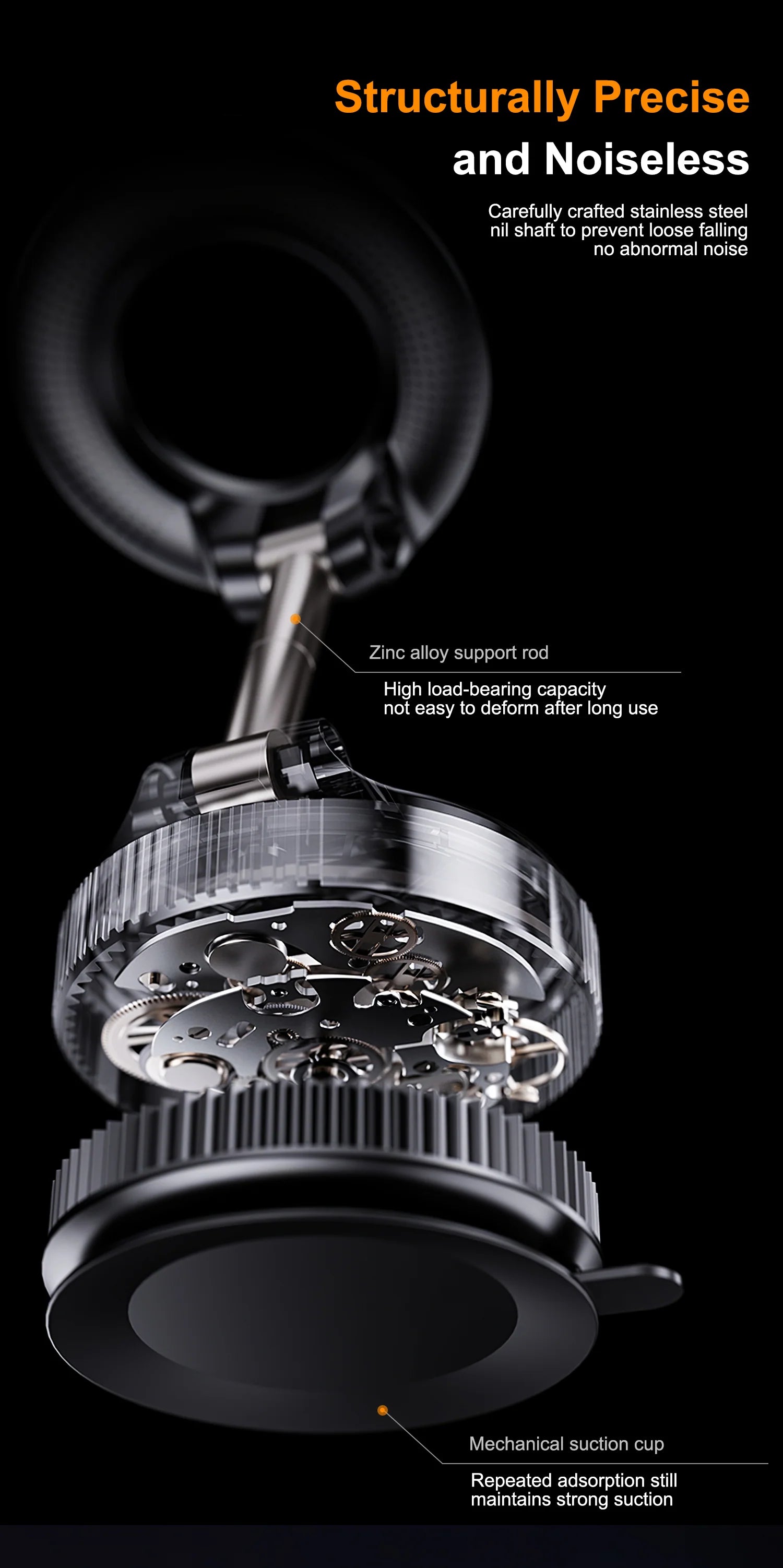 Vacuum Suction Magnetic Bracket